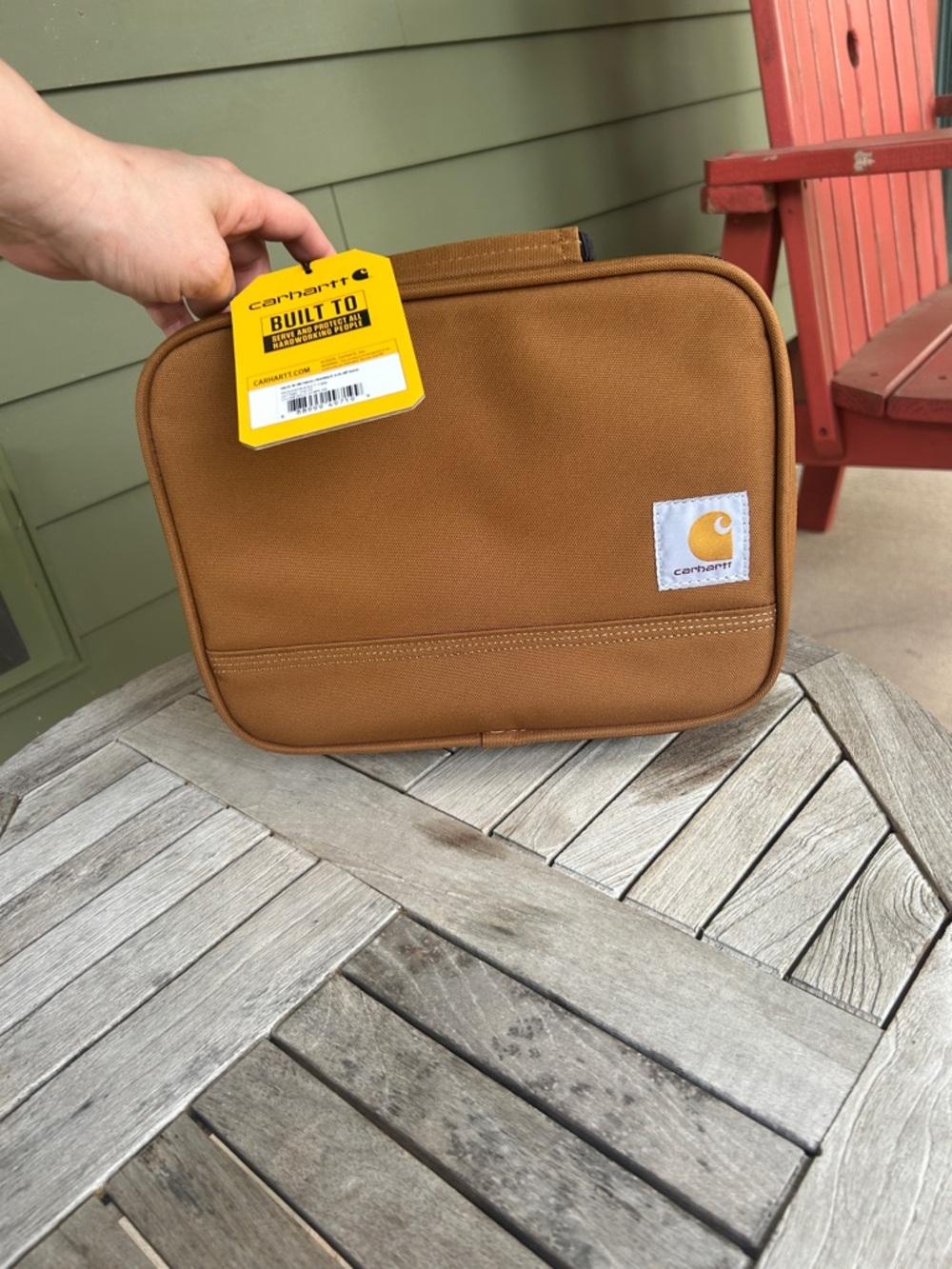 Carhartt Brown Canvas lunch bag